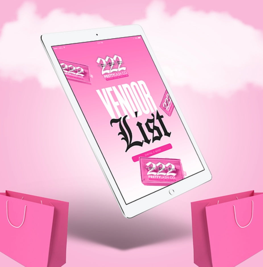 Lash Vendors E-Book