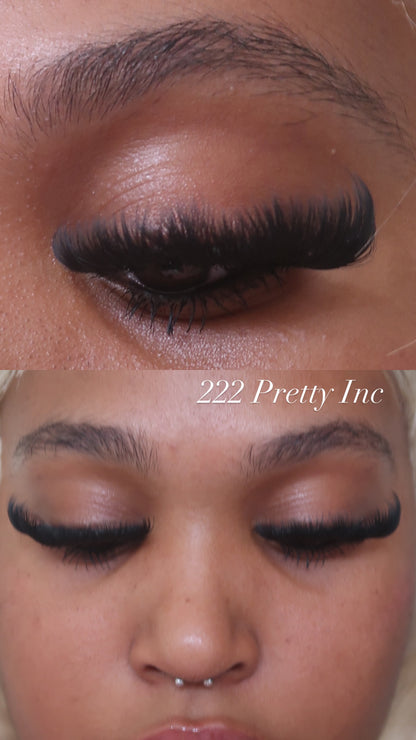 222 Pretty Volume Med Cateye - Handmade Custom Strips